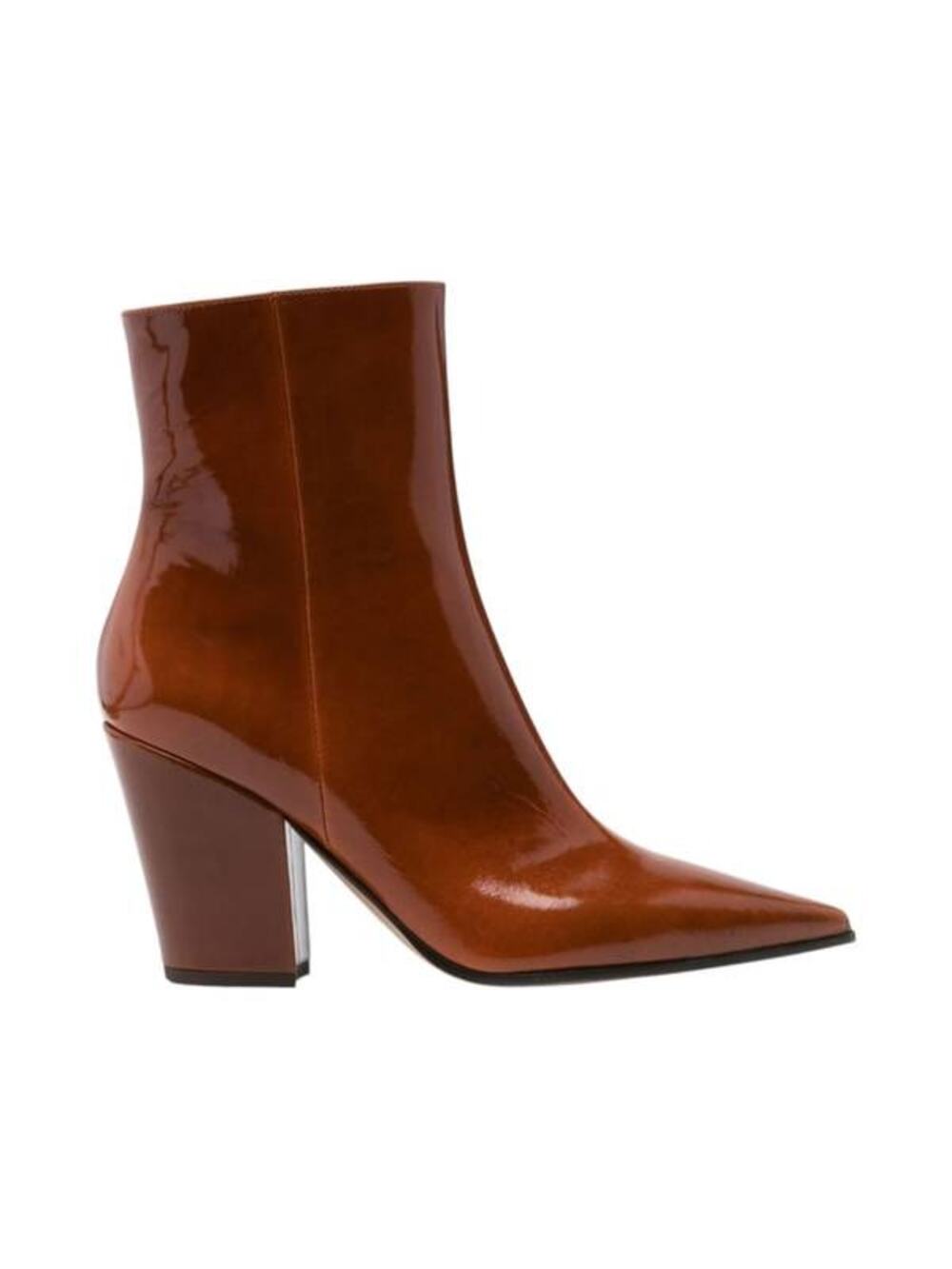 Gianvito Rossi Keinna Bootie Ankle Boot in Rust Brown 36.5